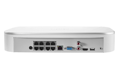 8-Channel Fusion NVR System with Dome and Bullet Smart Deterrence 4K IP Cameras - Lorex Corporation