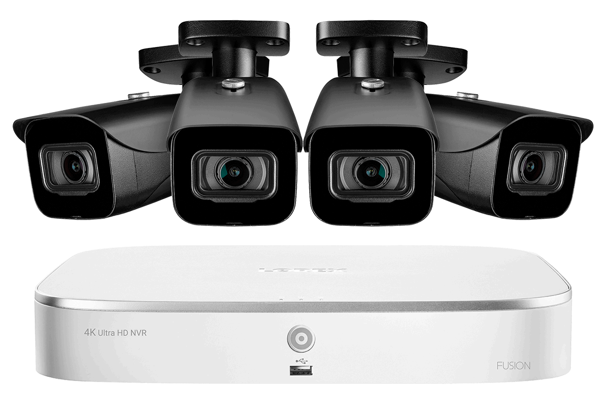 8-Channel Fusion NVR System with Four 4K (8MP) Smart IP Cameras - Lorex Corporation
