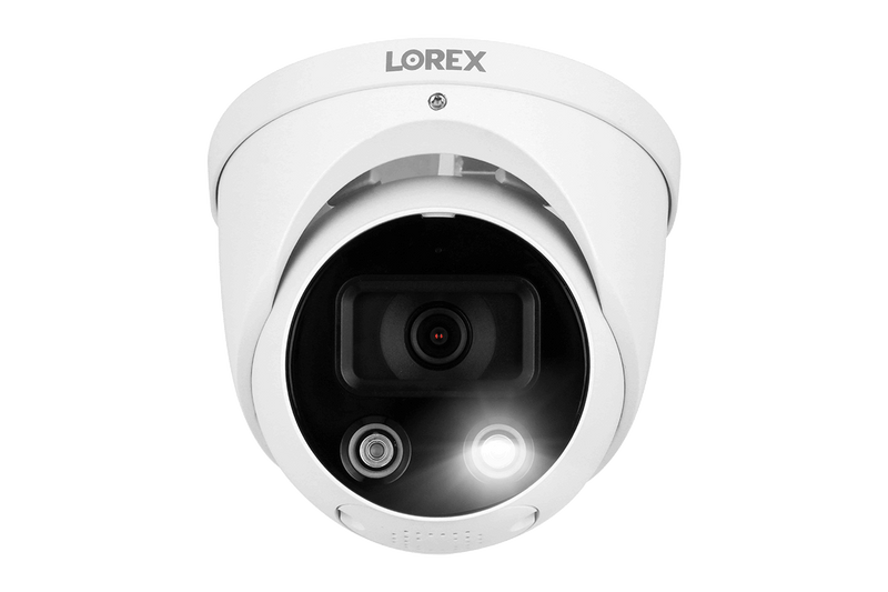 8-channel Fusion NVR System with Smart Deterrence and Mask Detection Security Cameras - Lorex Corporation