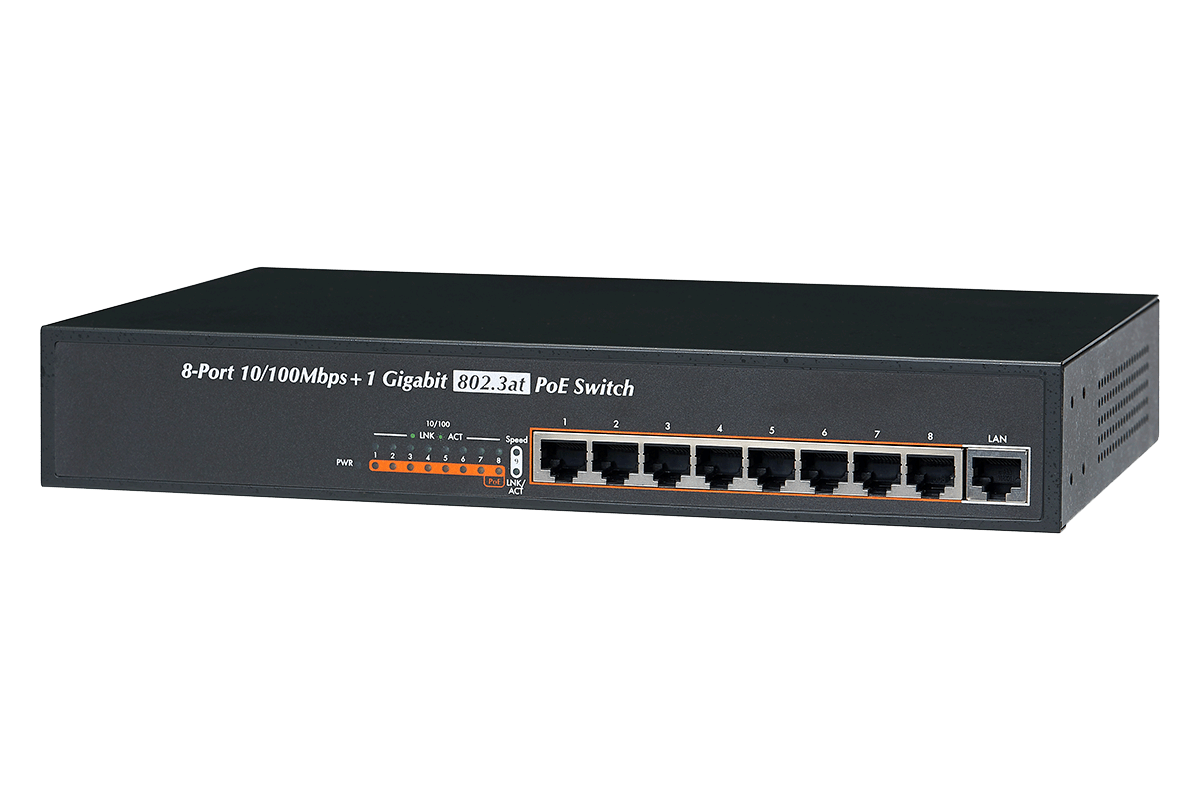 8-Channel High-Power PoE Switch - Lorex Corporation
