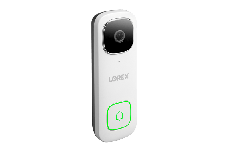 8-Channel NVR Fusion System with Four 4K (8MP) IP Cameras, 2K Wi-Fi Video Doorbell, and Smart Sensor Starter Kit - Lorex Corporation