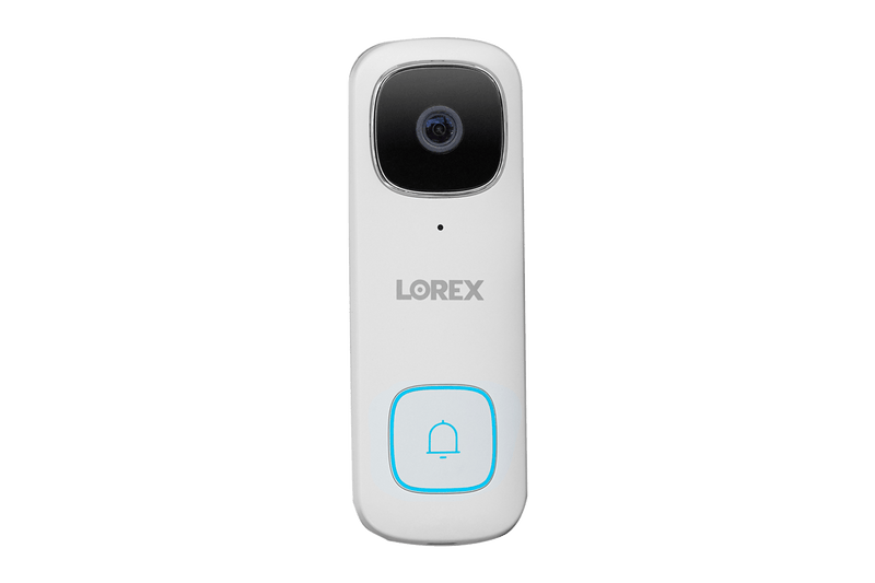 8-Channel NVR Fusion System with Four 4K Smart Deterrence IP Dome Cameras, 2K Wi-Fi Video Doorbell and Smart Sensor Starter Kit - Lorex Corporation
