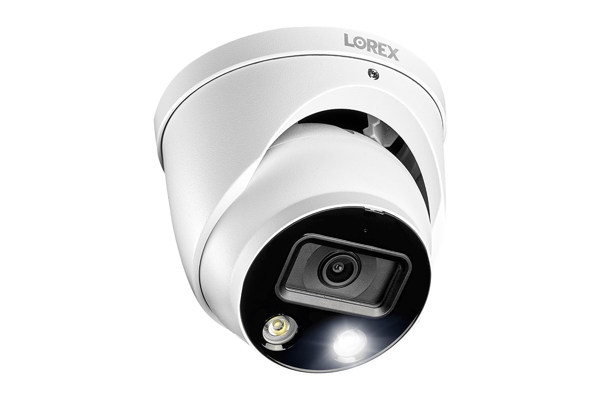 8-Channel NVR Fusion System with Four 4K Smart Deterrence IP Dome Cameras, 2K Wi-Fi Video Doorbell and Smart Sensor Starter Kit - Lorex Corporation