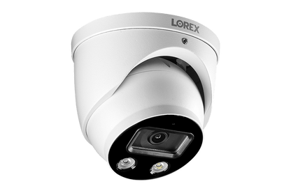 8-Channel NVR Fusion System with Four Smart Deterrence IP Dome Security Cameras and Two Indoor Wi-Fi Cameras - Lorex Corporation