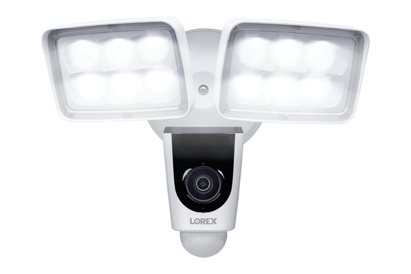 8-Channel NVR Fusion System with Six 4K Smart Deterrence IP Dome Security Cameras, Wi-Fi Floodlight and Indoor Camera - Lorex Corporation