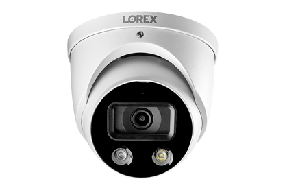 8-Channel NVR Fusion System with Six 4K Smart Deterrence IP Dome Security Cameras, Wi-Fi Floodlight and Indoor Camera - Lorex Corporation