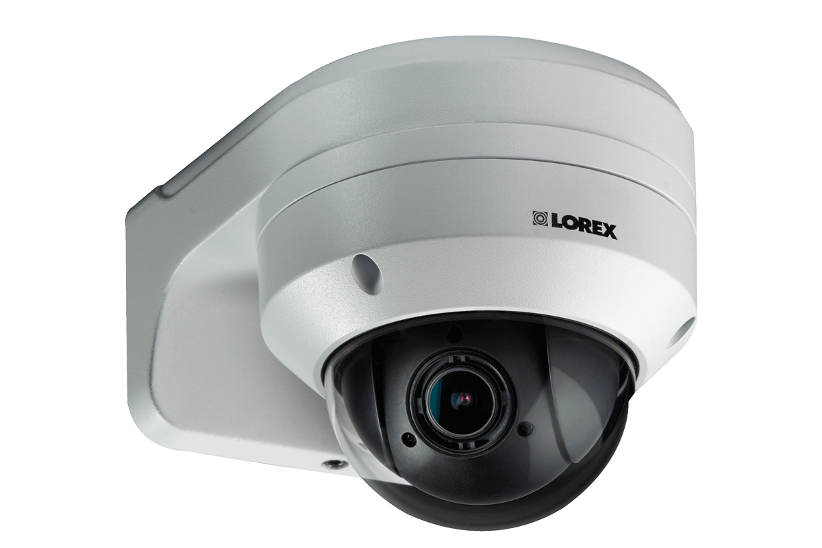 8-Channel NVR System with 4 Pan-Tilt-Zoom Outdoor Metal Cameras - Lorex Corporation