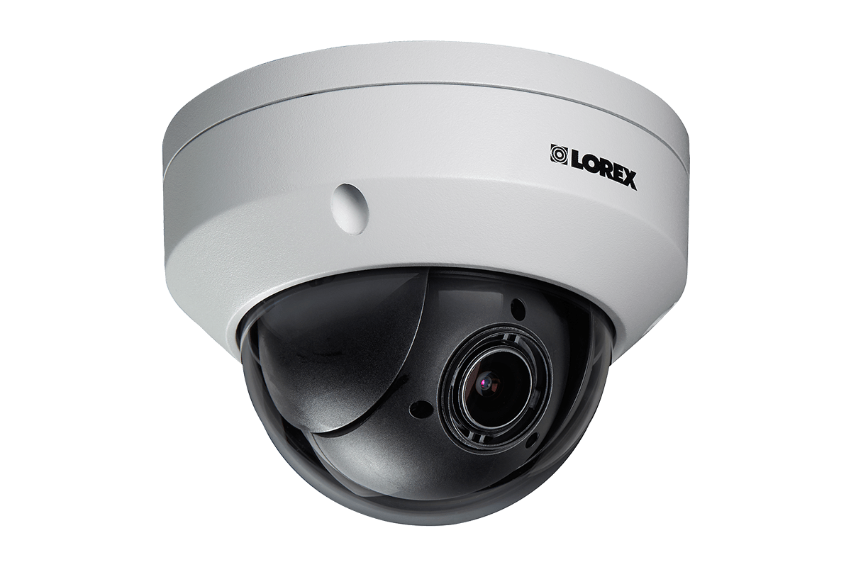 8-Channel NVR System with 4 Pan-Tilt-Zoom Outdoor Metal Cameras - Lorex Corporation