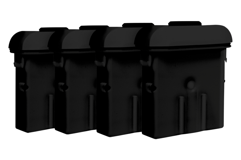 Battery Pack 2 Cell for LWB3900 Wire-Free Cameras (Black - 4-pack) - Lorex Corporation