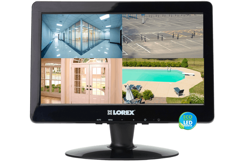 Complete security camera system with indoor and outdoor cameras ECO BlackBox 4ch LED series - Lorex Corporation
