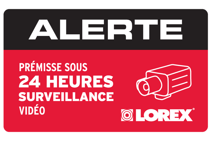 French security decal - Lorex Corporation