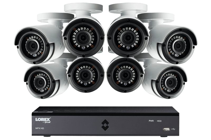 HD Security Camera System with eight 1080p Bullet Cameras & Lorex Cirrus Connectivity - Lorex Corporation