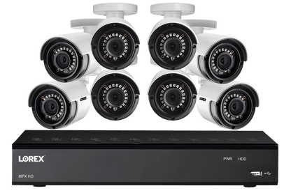 HD Security Camera System with Eight 1080p Bullet Cameras & Lorex Cirrus Connectivity - Lorex Corporation