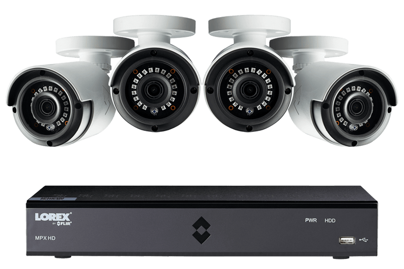 HD Security Camera System with four 1080p Bullet Cameras & Lorex Cirrus Connectivity - Lorex Corporation