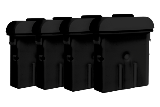 High-Capacity 4 Cell Battery Pack for LWB3900 Wire-Free Cameras (Black - 4-pack) - Lorex Corporation