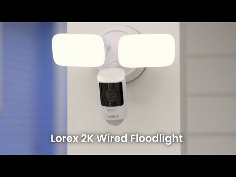Lorex 2K Wi-Fi Floodlight Security Camera (32GB)