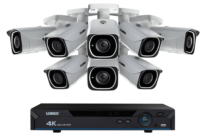 IP Camera System with 8 Ultra HD 4K Security Cameras & Lorex Cloud Connectivity - Lorex Corporation