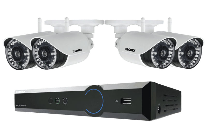 LH041 Eco Series 4-Channel Security Camera System with Weatherproof Wireless Cameras - Lorex Corporation