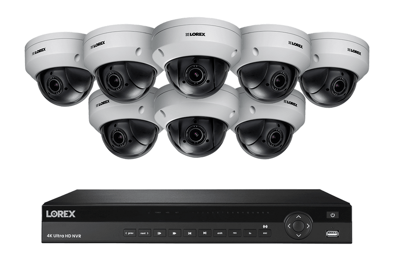 Lorex 16-Channel Wired NVR System with Eight Pan-Tilt-Zoom Outdoor Metal Cameras - Lorex Corporation