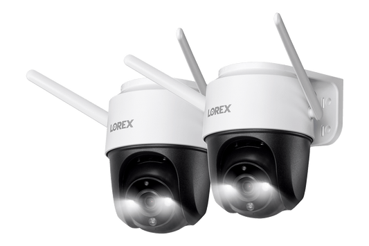Lorex 2K Pan-Tilt Outdoor Wi-Fi Security Camera (2-Pack) - Lorex Corporation