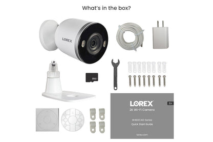 Lorex 2K Spotlight Indoor/Outdoor Wi-Fi Security Camera (32GB) - Lorex Corporation