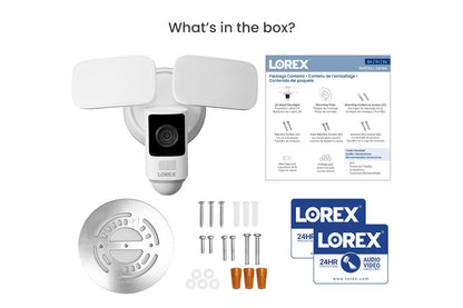 Lorex 2K Wired Floodlight Security Camera (32GB) - Lorex Corporation