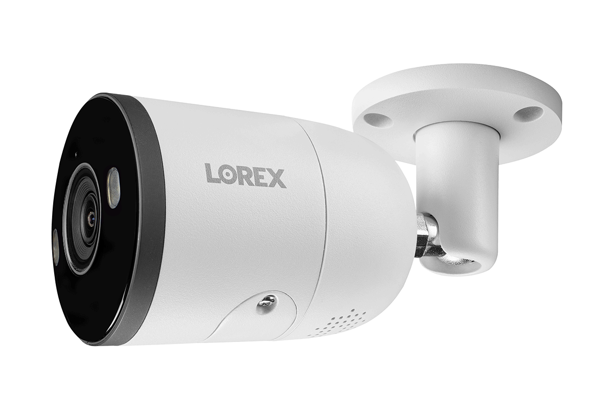 Lorex 4K (16 Camera Capable) 3TB Wired NVR System with 8 Smart Deterrence Bullet Cameras - Lorex Corporation