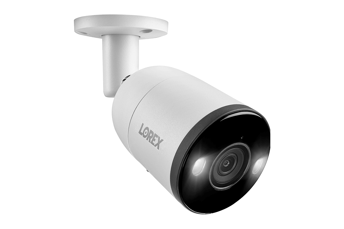 Lorex 4K (16 Camera Capable) 3TB Wired NVR System with 8 Smart Deterrence Bullet Cameras - Lorex Corporation