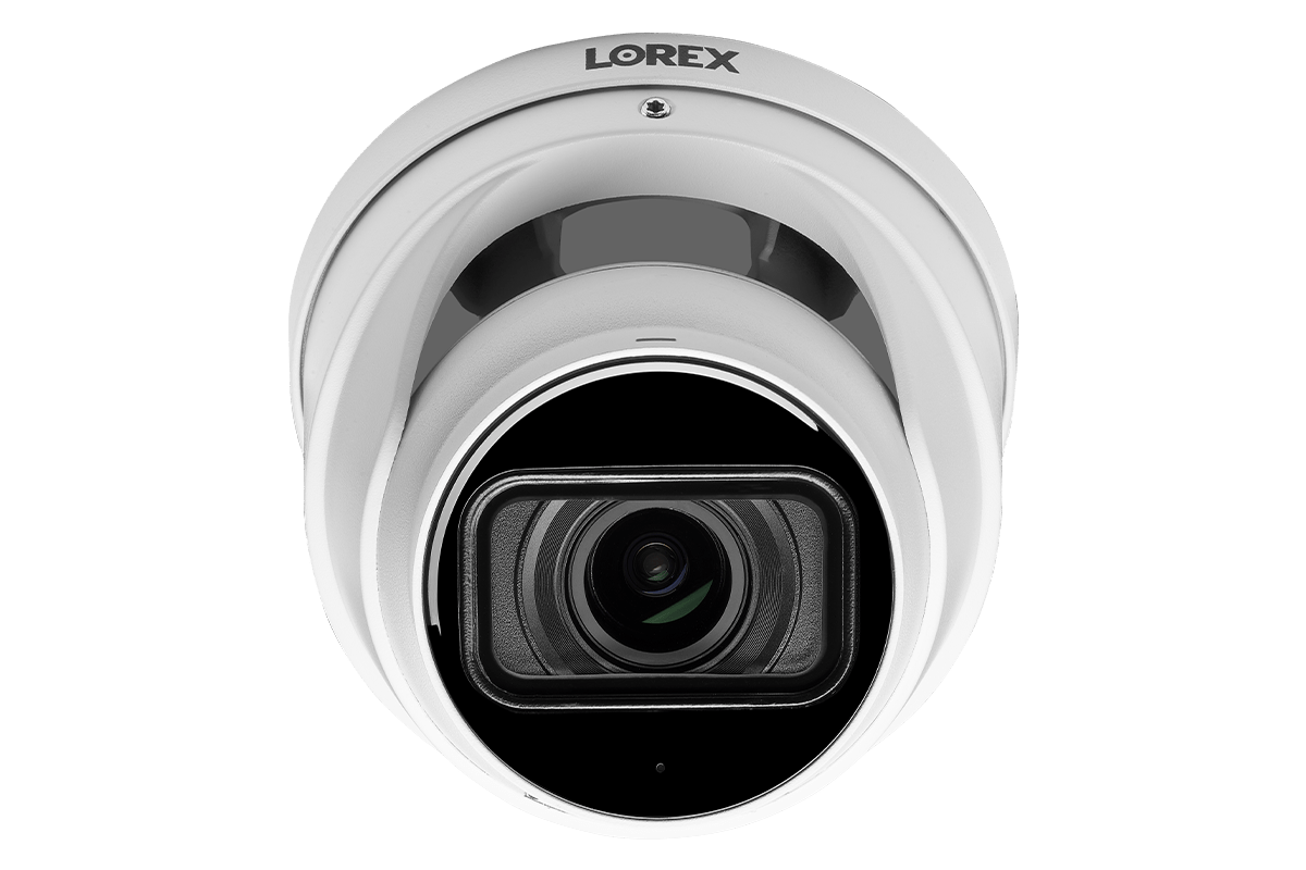 Lorex 4K (16 Camera Capable) 4TB Wired NVR System with Nocturnal 4 Smart IP Dome Cameras Featuring Motorized Varifocal Lens, Listen-In Audio and 30FPS Recording - Lorex Corporation