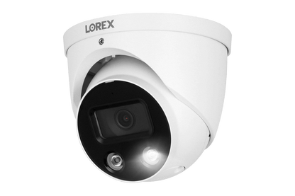 Lorex 4K 16 Camera Capable (8 Wired and 8 Fusion Wi-Fi) 2TB Wired NVR System with 3 Dome Cameras Featuring Smart Deterrence and 2-Way Talk - Amazon - Lorex Corporation
