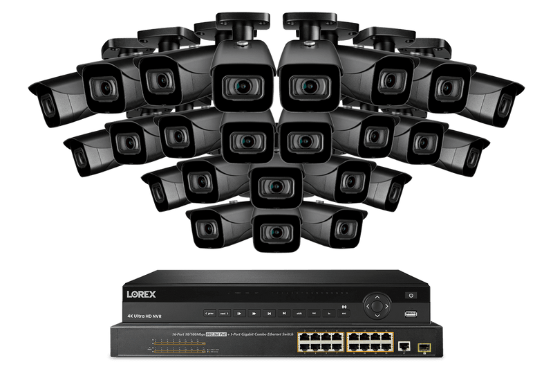 Lorex 4K (32 Camera Capable) 8TB Wired NVR System with IP Bullet Cameras - Lorex Corporation