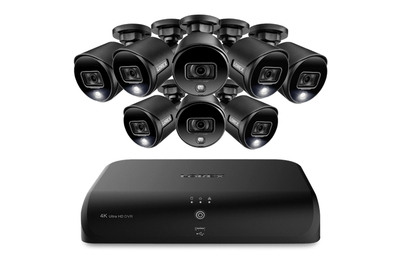 Lorex 4K (8 Camera Capable) 2TB Wired DVR System with Analog Active Deterrence Security Cameras - Lorex Corporation