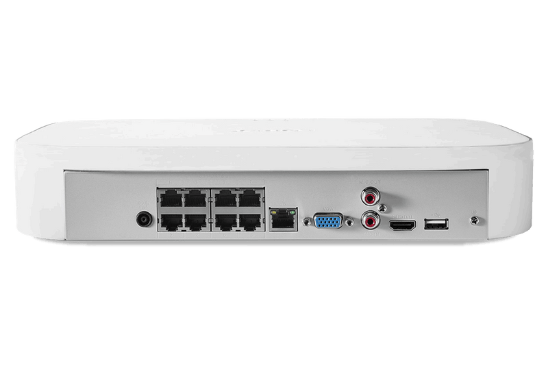 Lorex 4K (8 Camera Capable) Smart Deterrence Wired NVR Security System with Fusion Capabilities, Smart Motion Detection Plus and Smart Sensor Kit - Lorex Corporation