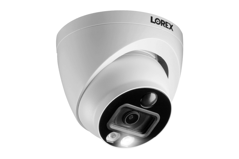 Lorex 4K 8-Channel Wired DVR System with 8 Active Deterrence Dome Security Camera - Lorex Corporation