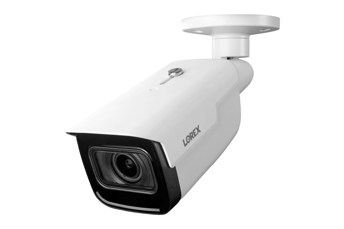 Lorex 4K Nocturnal 3 Motorized Varifocal Smart IP White Bullet Security Camera (White) - Open Box - Lorex Corporation