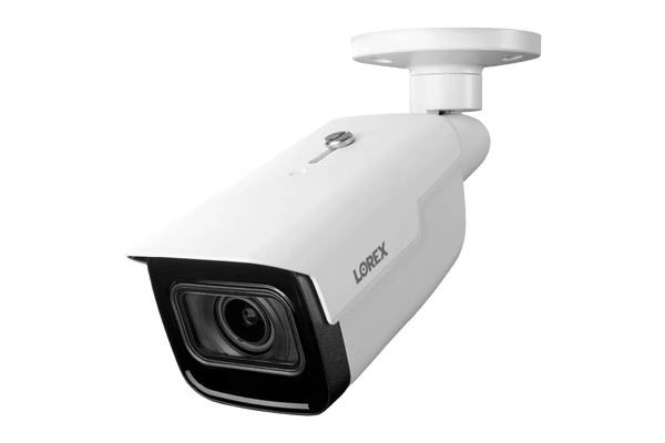 Lorex 4K Nocturnal 3 Motorized Varifocal Smart IP White Bullet Security Camera (White) - Open Box - Lorex Corporation
