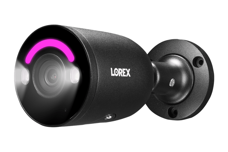 Lorex 4K Smart Security Lighting Deterrence Bullet AI PoE IP Wired Camera - Lorex Corporation