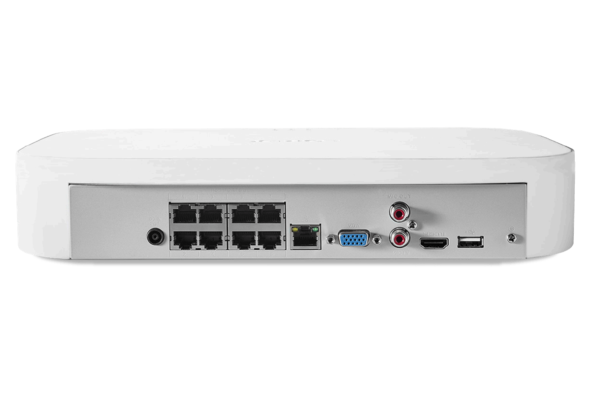 Lorex 8-channel Fusion NVR System with 4 Smart Deterrence Security Cameras - Lorex Corporation