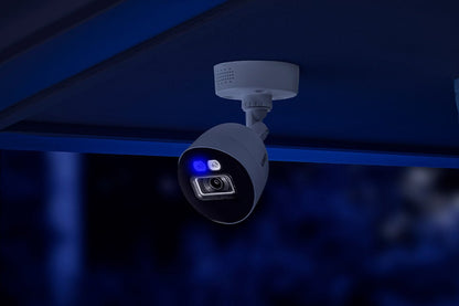 Lorex Fusion 4K 12-Camera Capable (8 Wired + 4 Fusion Wi-Fi) 2TB Wired DVR System with 4 Smart Deterrence Cameras, 2K Indoor Wi-Fi Camera, 2K Wired Video Doorbell and Wi-Fi Chimebox - Lorex Corporation