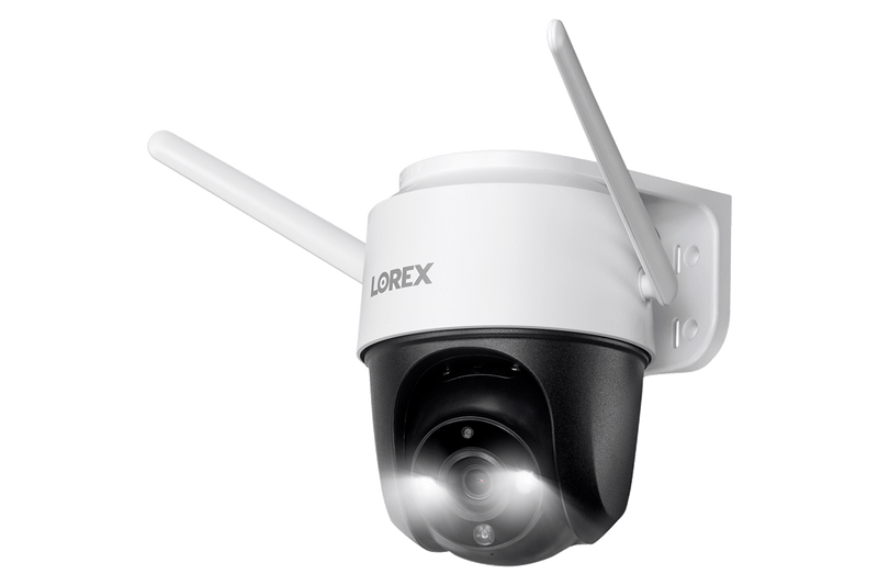 Lorex Fusion 4K 12 Camera Capable (8 Wired + 4 Wi-Fi) 2TB DVR System with Two 2K Pan-Tilt Outdoor Wi-Fi Cameras - Lorex Corporation