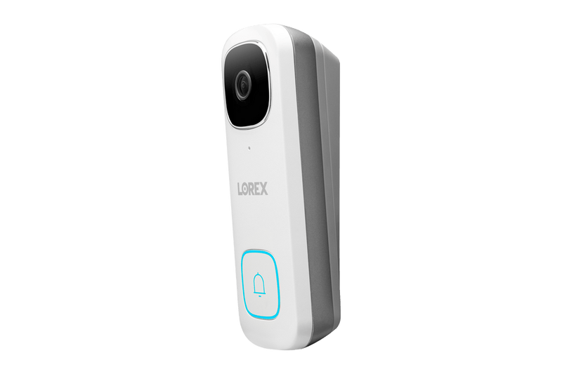 Lorex Fusion 4K (16 Camera Capable) 3TB Wired NVR System with 12 IP Bullet Cameras, 2K Video Doorbell, One 1080P Floodlight and Smart Sensor Kit - Lorex Corporation