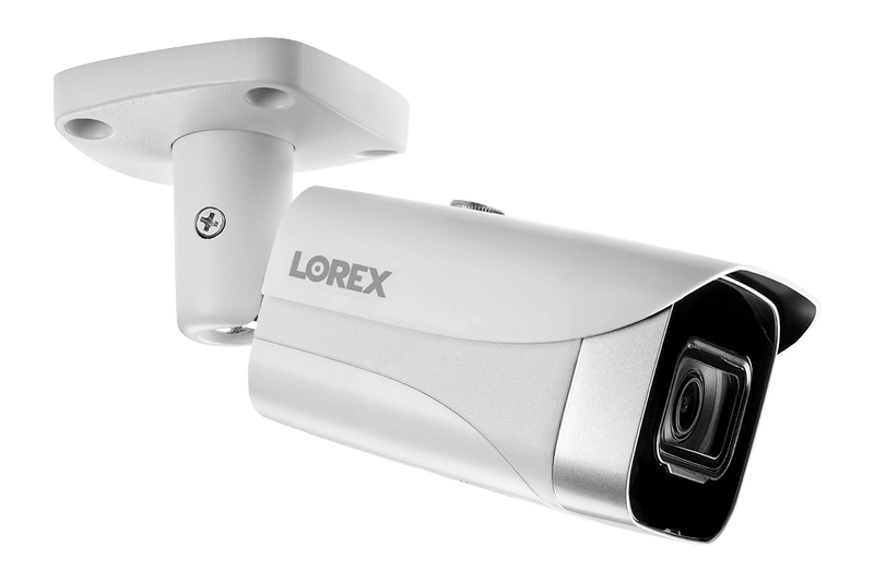 Lorex Fusion 4K (16 Camera Capable) 3TB Wired NVR System with 8 IP Bullet Cameras, 2K Video Doorbell and Smart Sensor Kit - Lorex Corporation