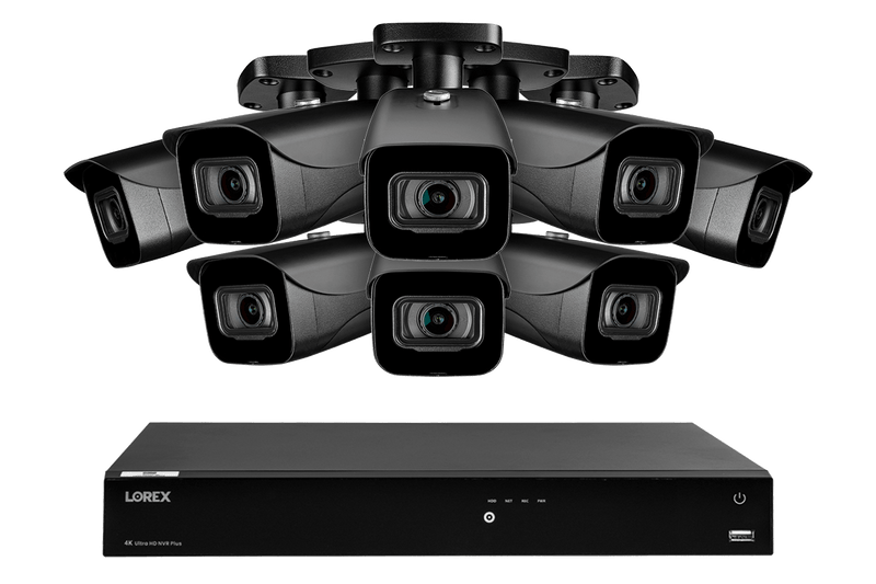 Lorex Fusion 4K (16 Camera Capable) 3TB Wired NVR System with IP Bullet Cameras - Lorex Corporation