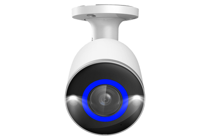 Lorex Fusion 4K (16 Camera Capable) 4TB Wired NVR System with 7 Bullet Camera Featuring Smart Security Lighting and 2-Way Audio - Lorex Corporation