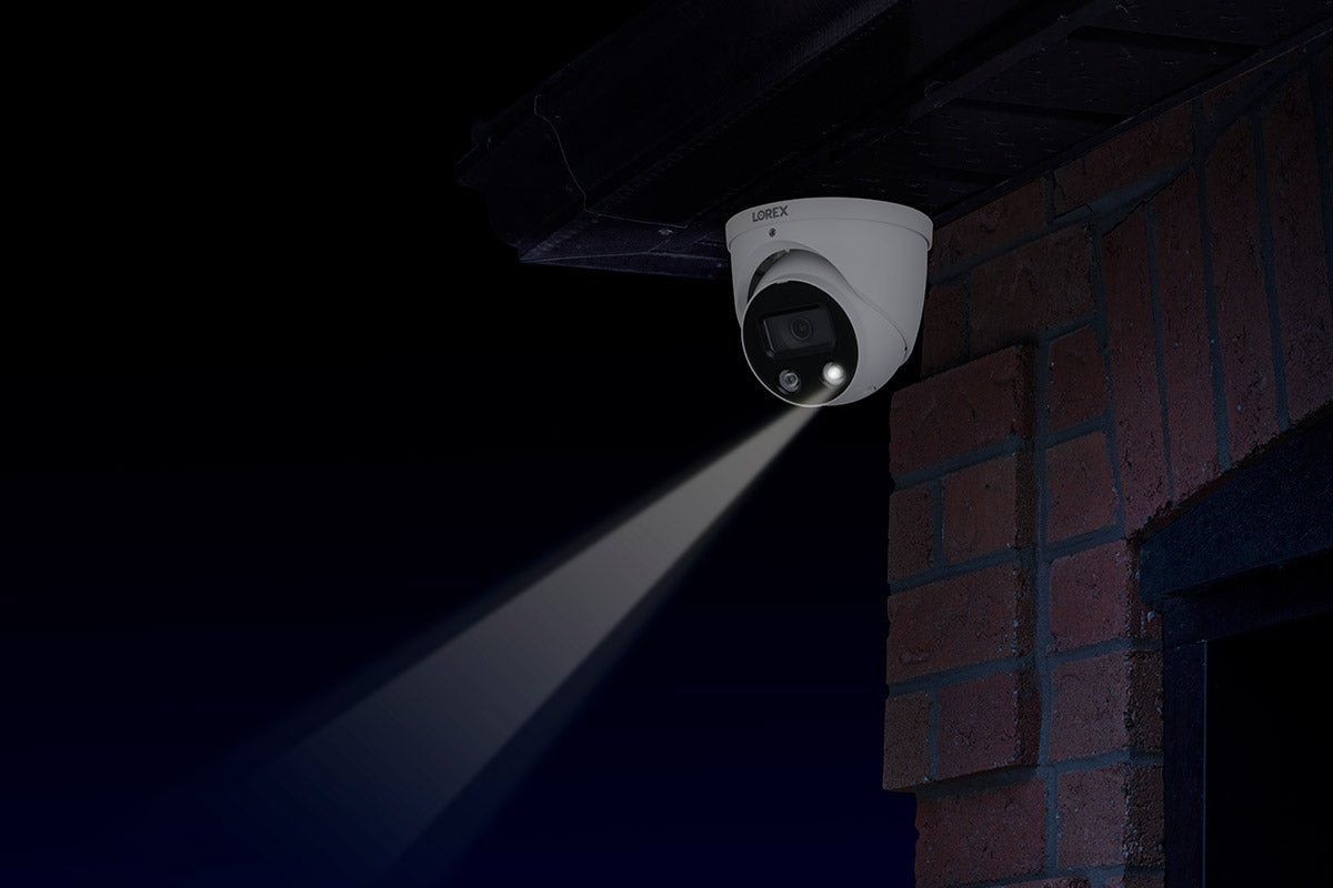 Lorex Fusion 4K (16 Camera Capable) 4TB Wired NVR System with Dome Cameras Featuring Smart Deterrence and Two-Way Talk - Lorex Corporation