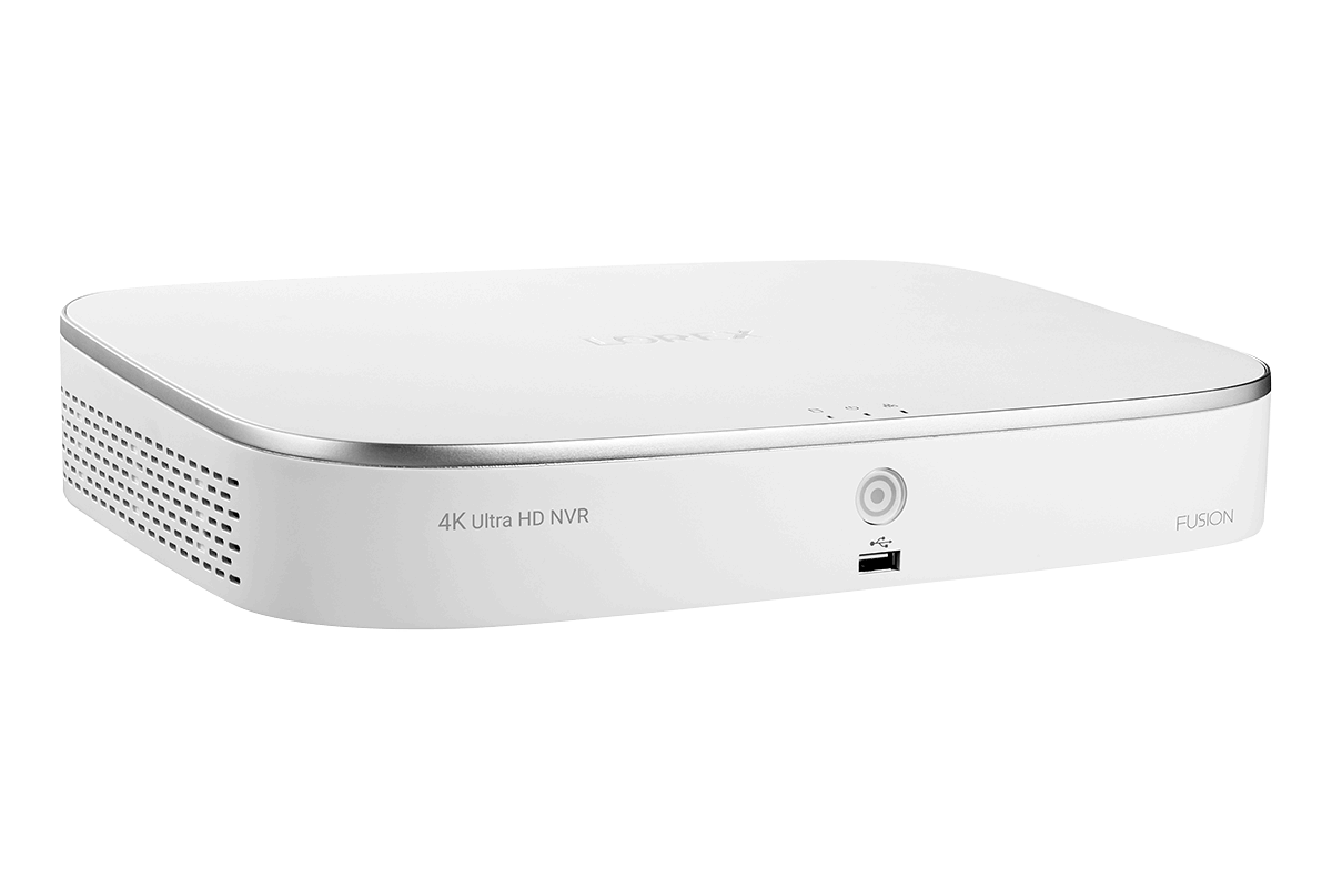 Lorex Fusion 4K 16 Camera Capable (8 Wired + 8 Wi-Fi) 2TB NVR System with 4 Smart Deterrence Dome Cameras, One 2K Pan-Tilt Camera and One 2K Indoor Wi-Fi Camera - Lorex Corporation