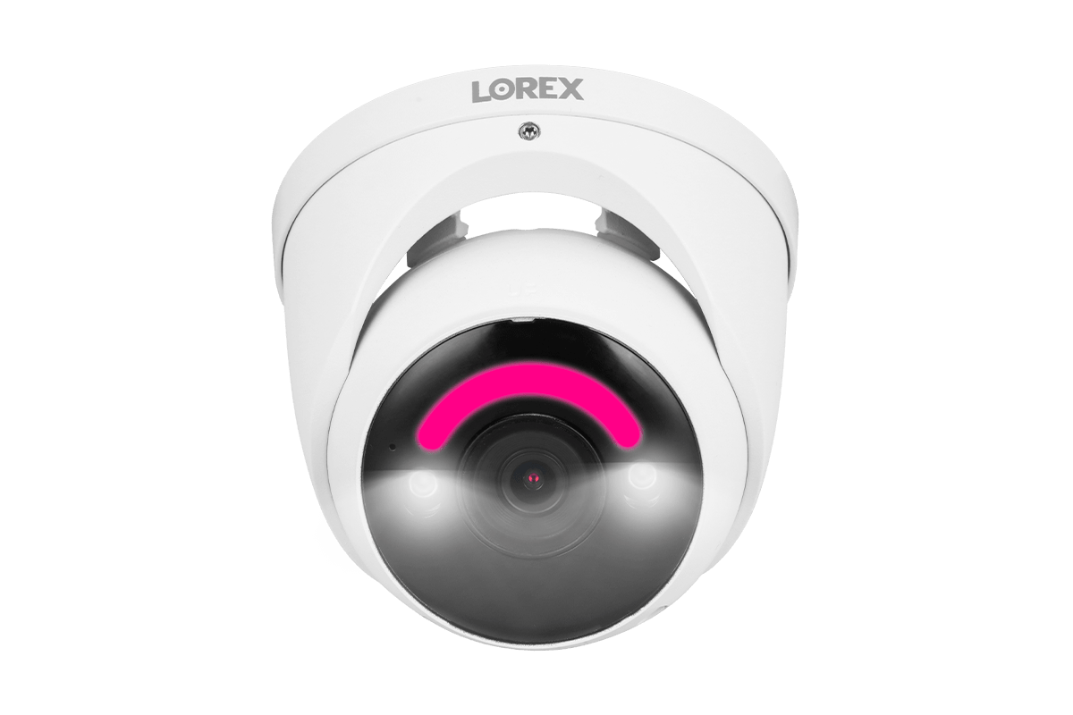 Lorex Fusion 4K 16 Camera Capable (8 Wired and 8 Fusion Wi-Fi) 2TB Wired NVR System with 4 Dome Cameras Featuring Smart Security Lighting - Lorex Corporation
