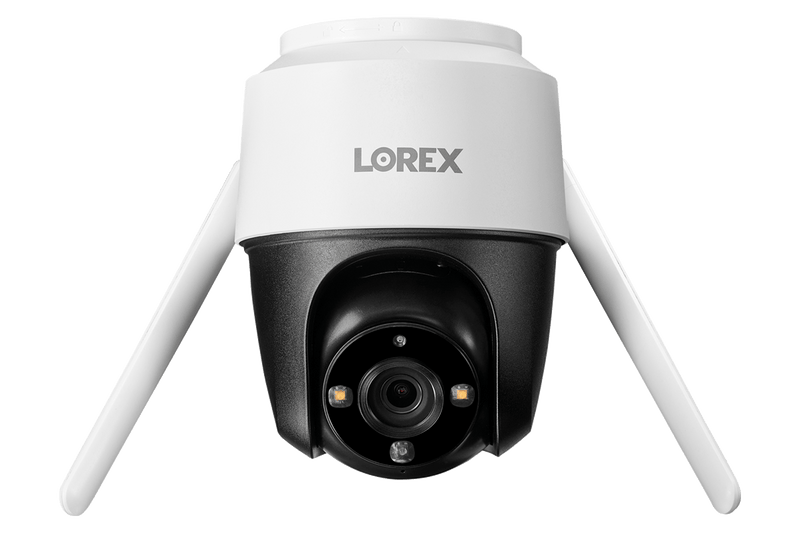 Lorex Fusion 4K 16 Camera Capable (8 Wired and 8 Wi-Fi) 2TB NVR System with Two 2K Pan-Tilt Outdoor Wi-Fi Cameras - Lorex Corporation