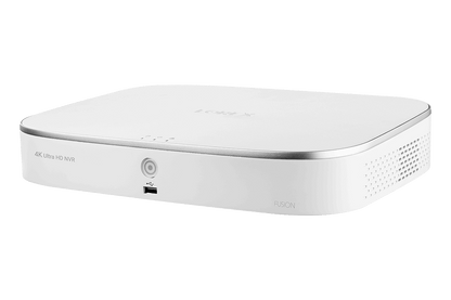 Lorex Fusion 4K 16 Camera Capable (8 Wired and 8 Wi-Fi) 2TB Wired NVR System with 4 Bullet Cameras Featuring Smart Security Lighting - Lorex Corporation