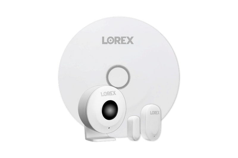 Lorex Fusion 4K 16-Channel 3TB Wired NVR System with 12 Cameras + 2K Wi-Fi Video Doorbell, Wi-Fi Floodlight Camera and Smart Sensor Kit - Lorex Corporation
